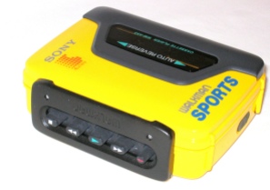 Sony Sports Walkman WM-BF59 This is a Sony Walkman WM-BF59 Auto Reverse Cassette Player Sports. The anti-rolling mechanism will stand up to normal Jogging. Originally fitted with MDR WM 15 Headphones has auto-reverse, Anti rolling, AVLS Auto stop FFWD and Rewind.