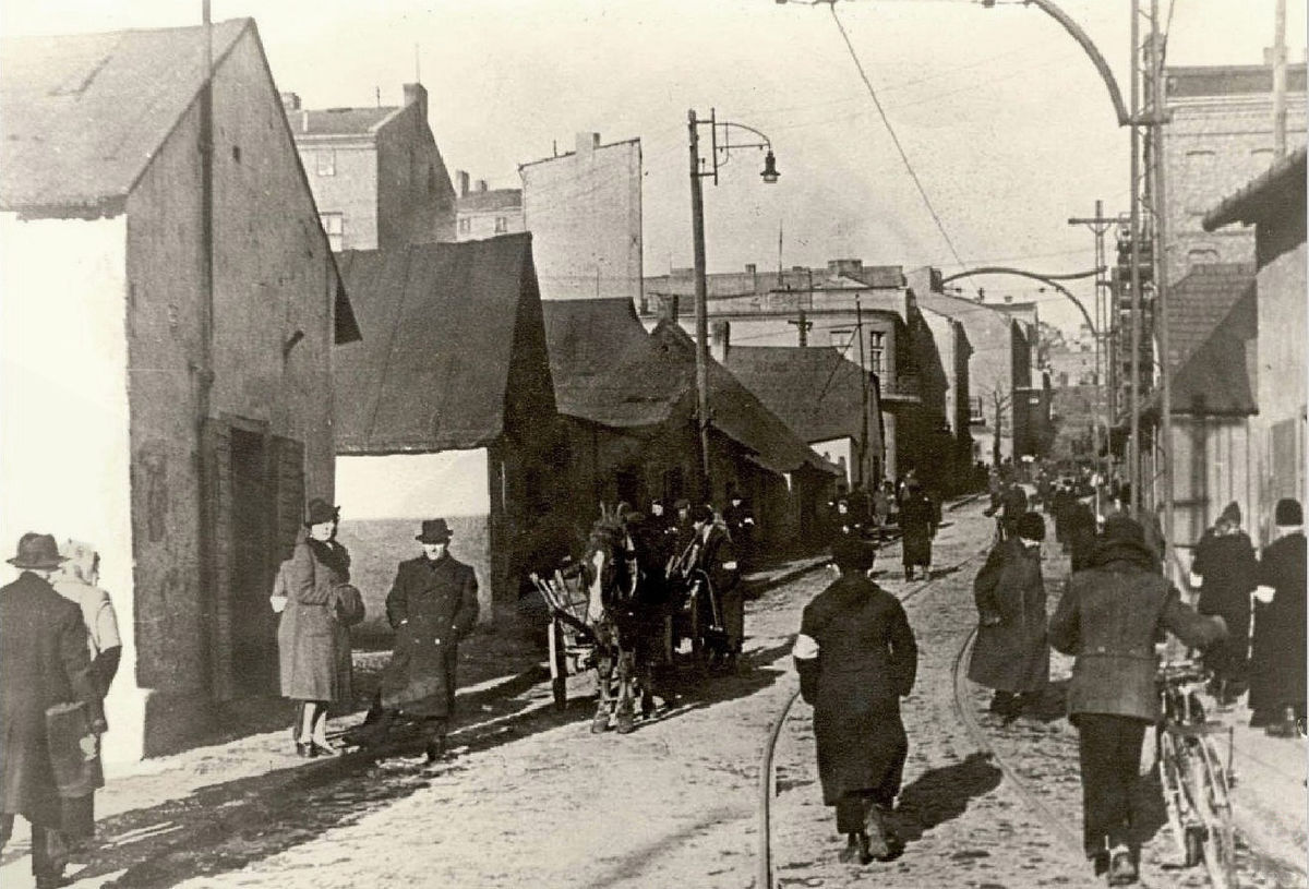 Będzin-Ghetto-1942-ul-Modrzejowska